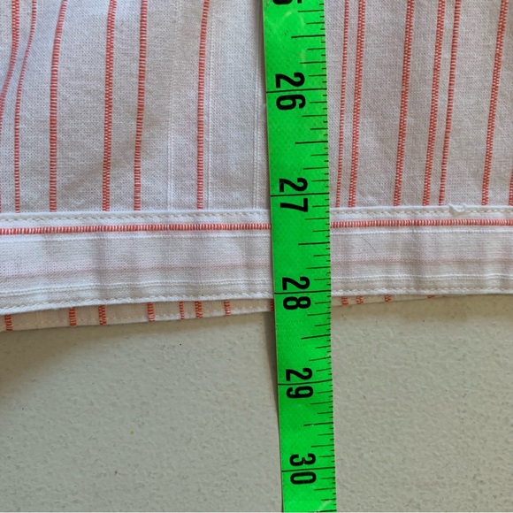 UNTUCKit Women’s Coral Stripe Cotton Durfort Tunic Top Size 8 NWT - Picture 15 of 15
